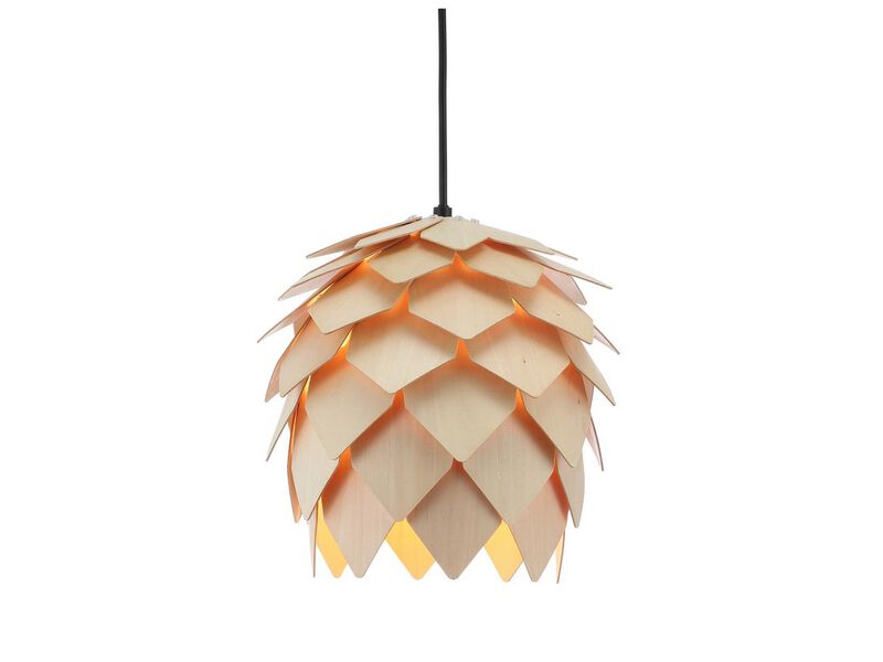 Simon Pinecone Wood LED Pendant