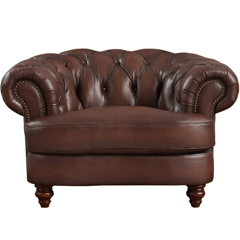 Newport Top Grain Leather Chair