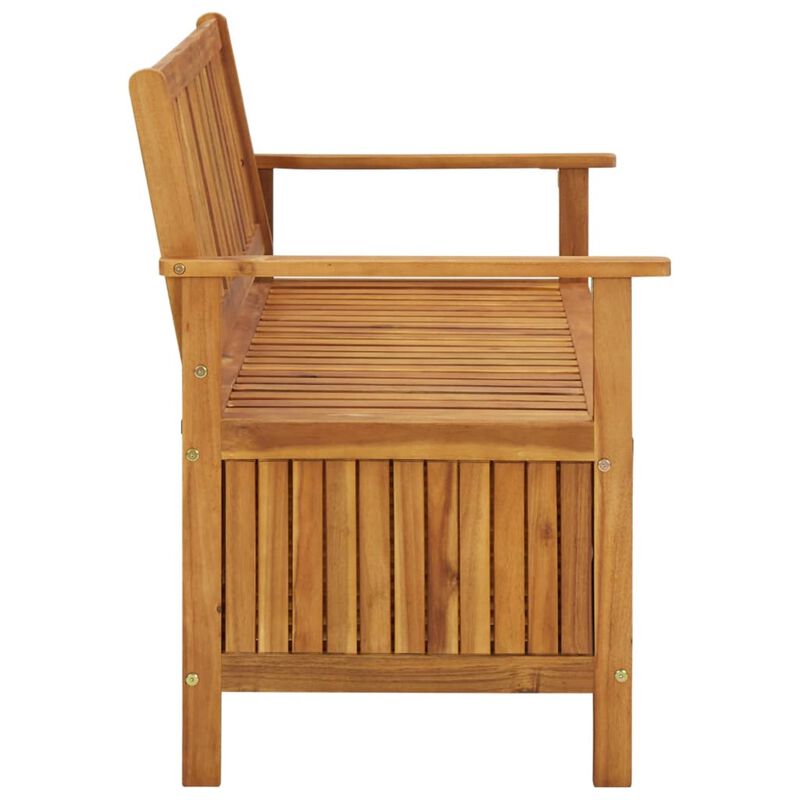 vidaXL Garden Storage Bench 47.2" Solid Acacia Wood
