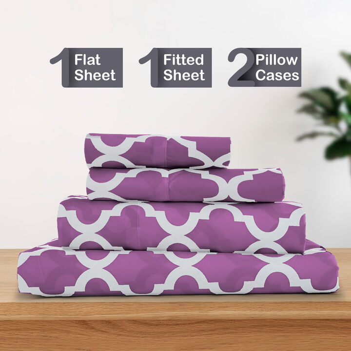 Lux Decor Collection Bed Sheets - Brushed Microfiber Sheet Set