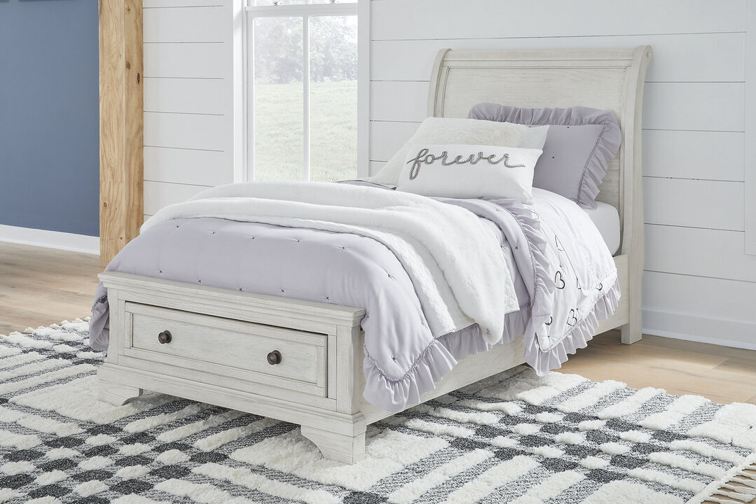 Twin Sleigh Storage Bed