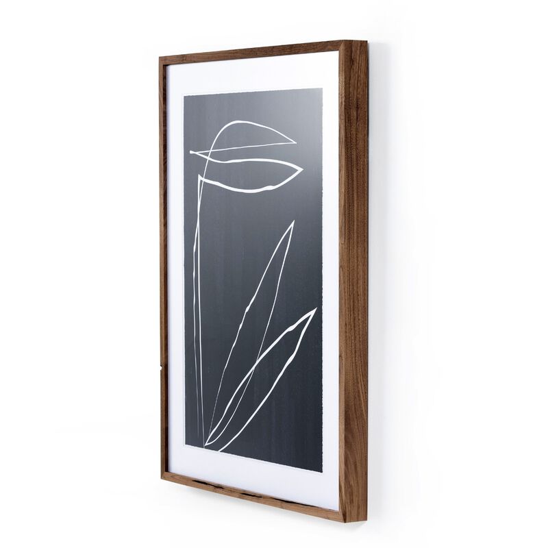 Abstract Botanic Line Drawing