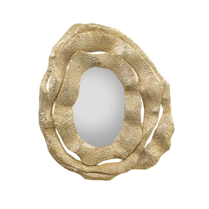 Brutalist Triple-Frame Mirror