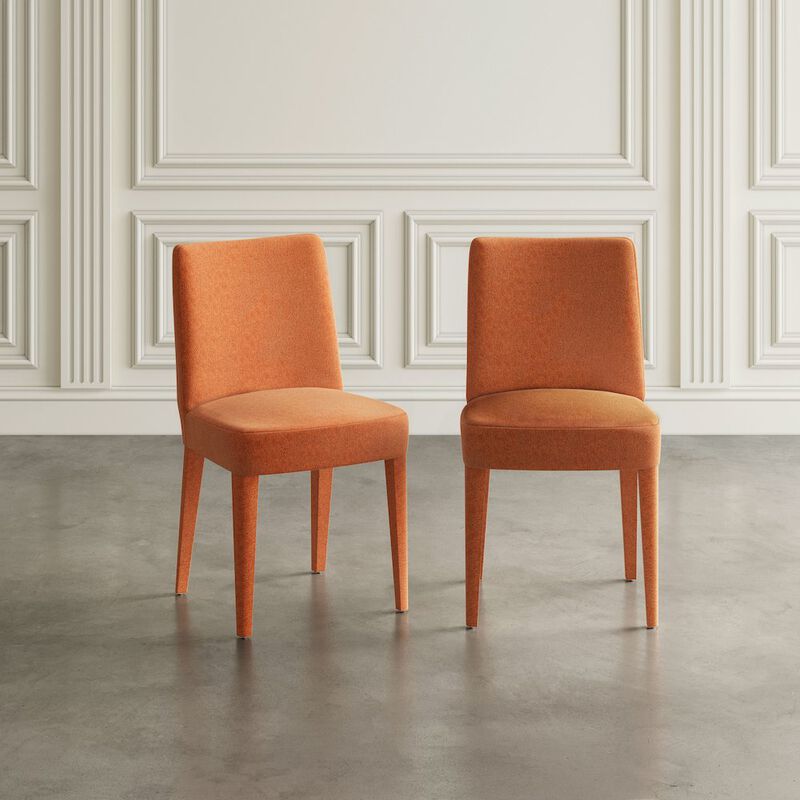 Jofran Mid-Century Modern Contemporary Upholstered Vintage Dining Chair (Set of 2)