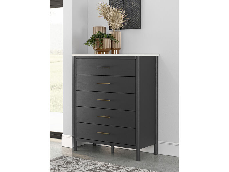 Cadmori Black Chest Of Drawers