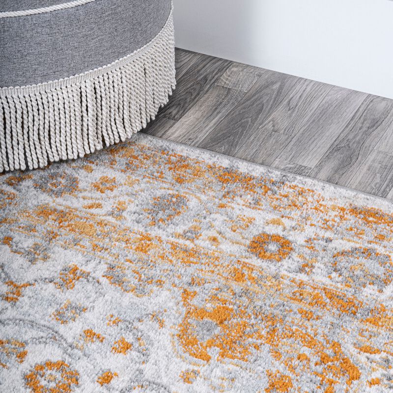 Indhira Ornate Medallion Persian Area Rug