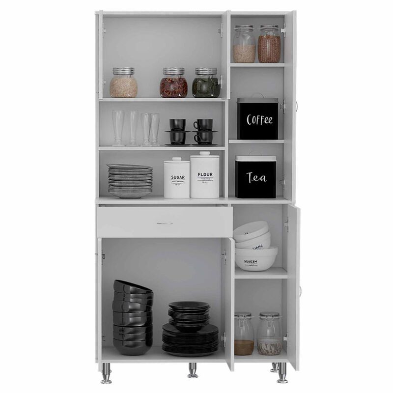 Kitchen Pantry Piacenza, Kitchen, White