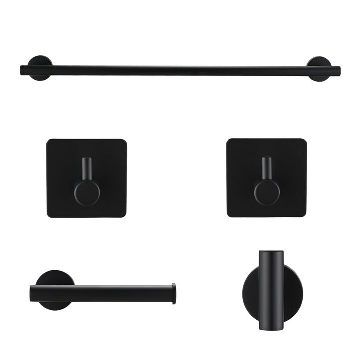 Bathroom Matte Hardware Accessories 5 Pieces Set