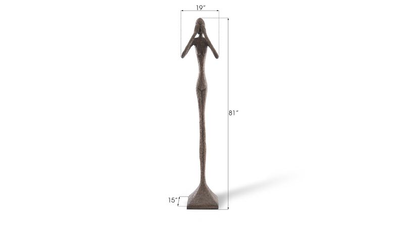 See No Evil Slender Sculpture