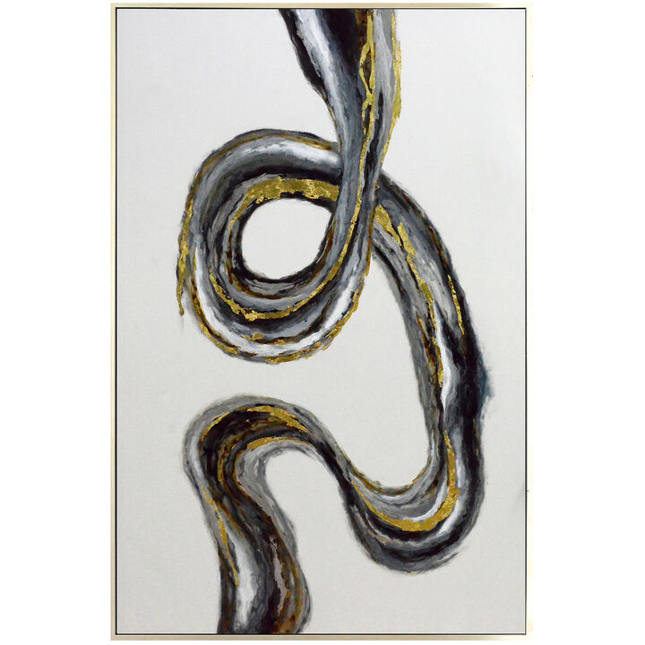 Wave Framed Canvas Art