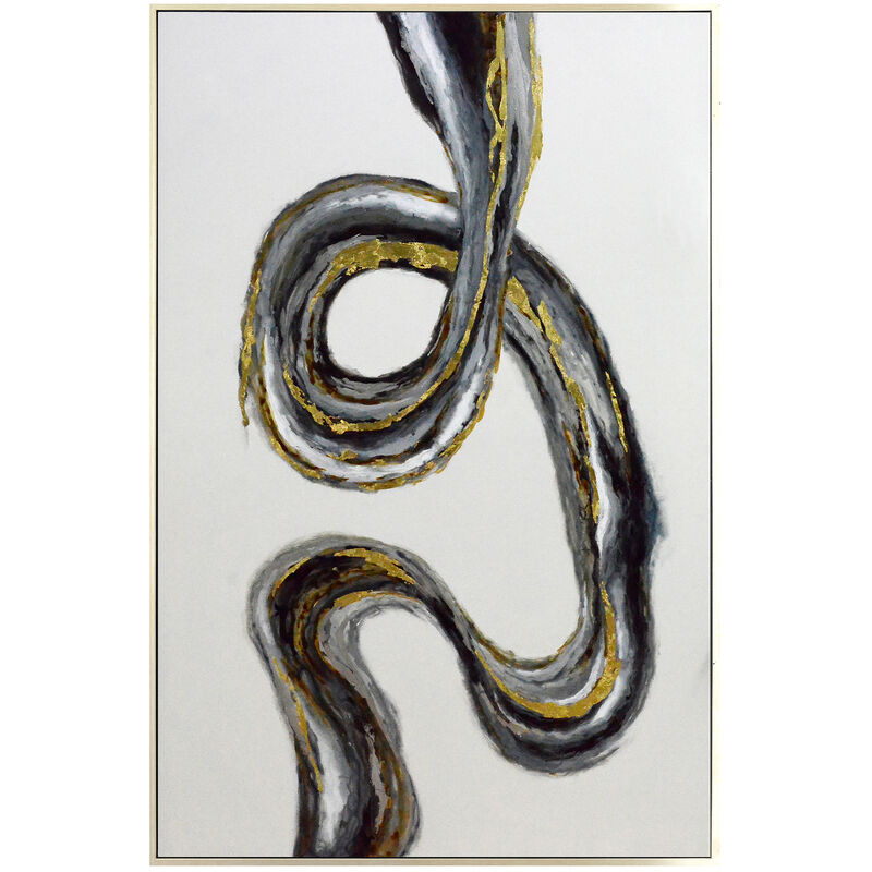 Wave Framed Canvas Art