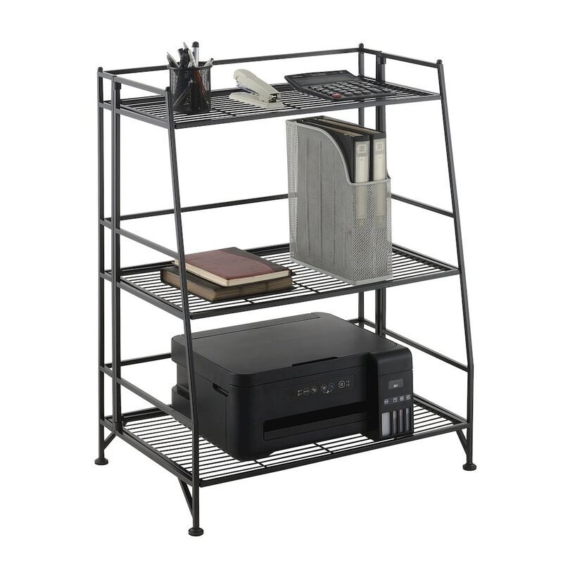 Convenience Concepts Xtra Storage 3 Tier Ladder Folding Metal Shelf