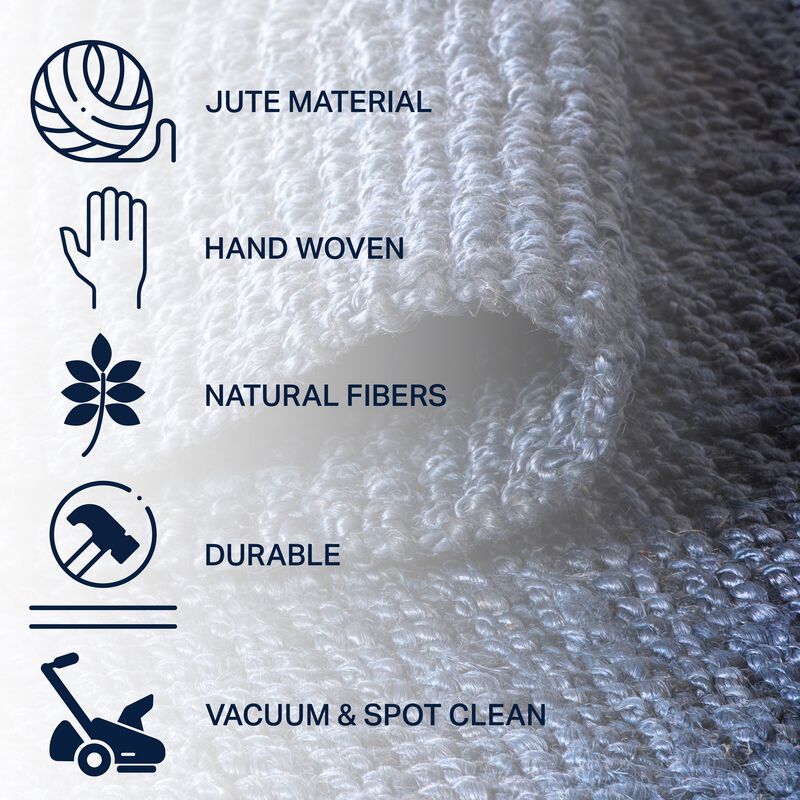 Pata Hand Woven Chunky Jute Area Rug