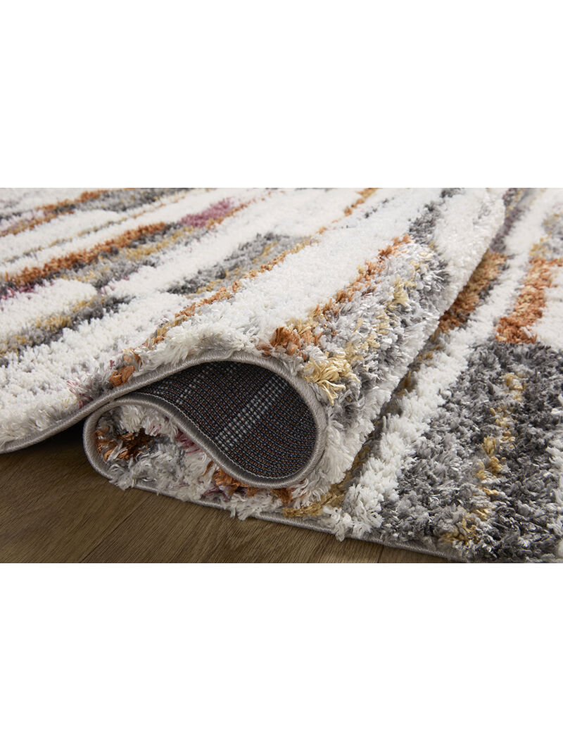 Levitt LEV03 Ivory/Sunset 7'10" x 10' Rug