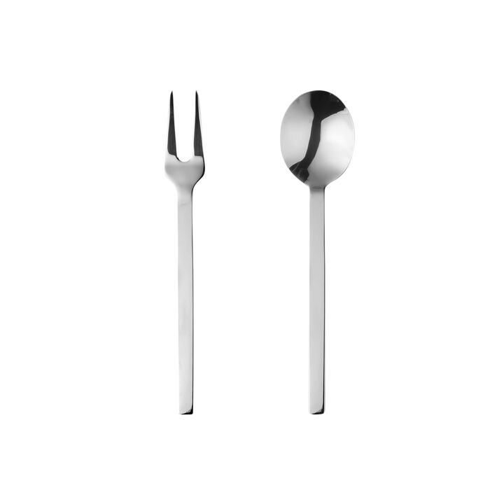 Stile By Pininarina 2-Piece Serving Set in Mirror