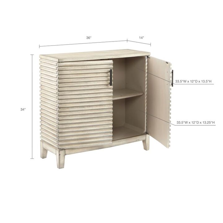 Belen Kox Rustique Distressed Cream Accent Chest, Belen Kox