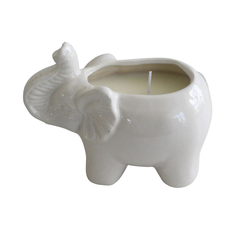 7" Elephant Citro Candle Set