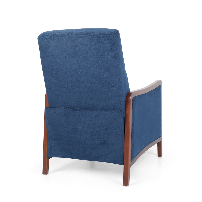 Merax Mid Century Modern Fabric Channel Stitch Recliner