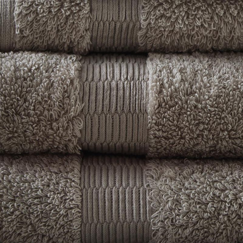 Belen Kox Taupe Luxury 6-Piece Towel Set, Belen Kox