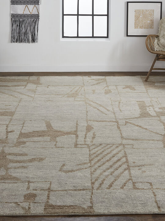 Sutton T6003 Tan 7'9" x 9'9" Rug By Thom Filcia