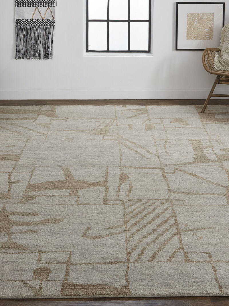 Sutton T6003 Tan 7'9" x 9'9" Rug By Thom Filcia
