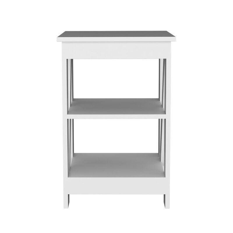 Side Table Rossville, Living Room, White