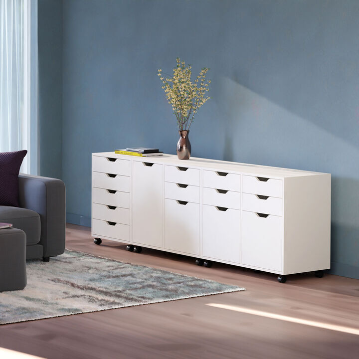 Winsome Wood Halifax Storage Cabinet, White