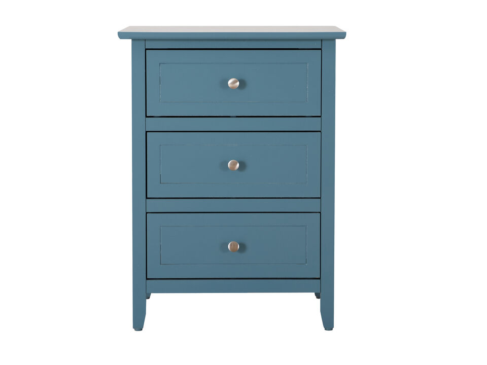 Daniel 3-Drawer Nightstand (25 in. H x 15 in. W x 19 in. D)