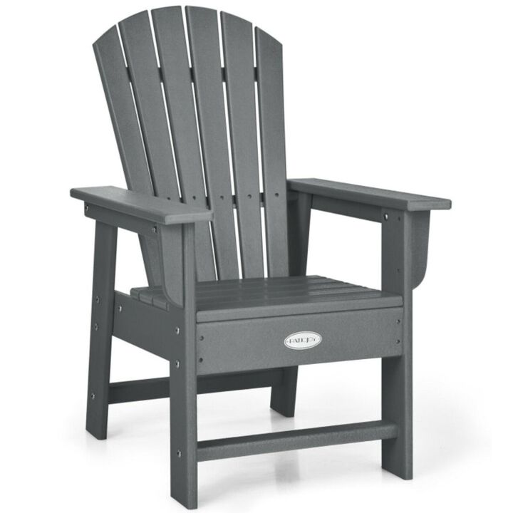 Hivvago Patio Kids' Adirondack Chair with Ergonomic Backrest