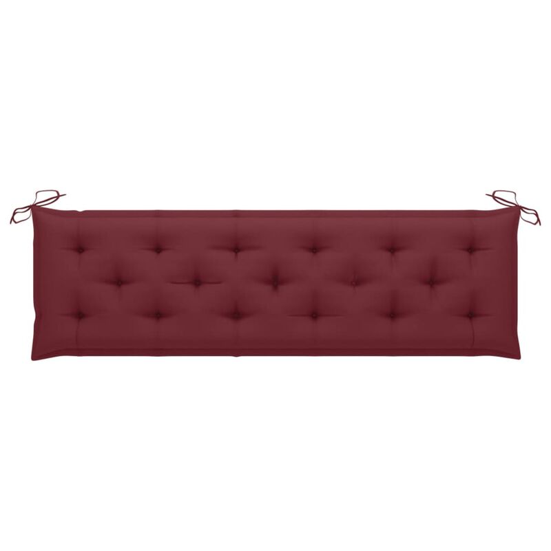 vidaXL Cushion for Swing Chair Wine Red 70.9" Fabric