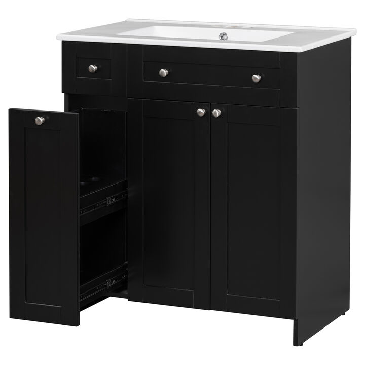 Merax Bathroom Vanity with Ceramic Sink