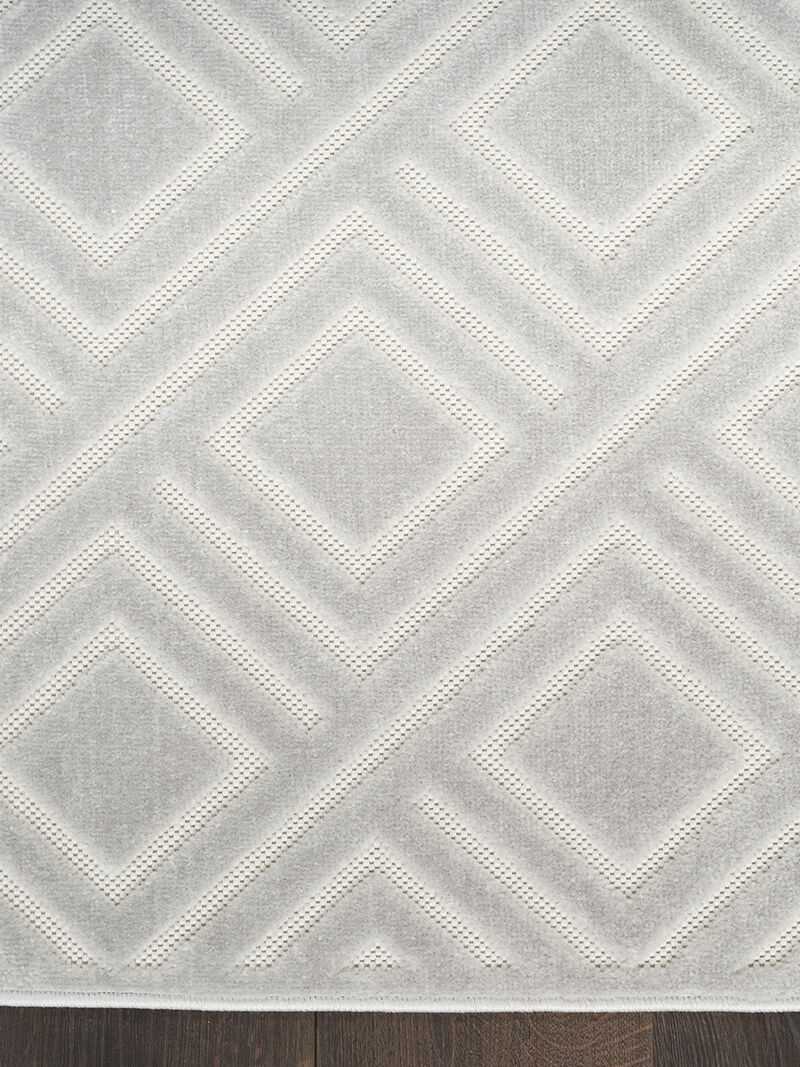 Care Free CAF03 Light Gray 7'10" x 9'10" Rug