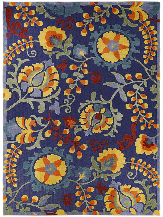 Aloha ALH17 Navy/Multicolor 6' x 9' Rug