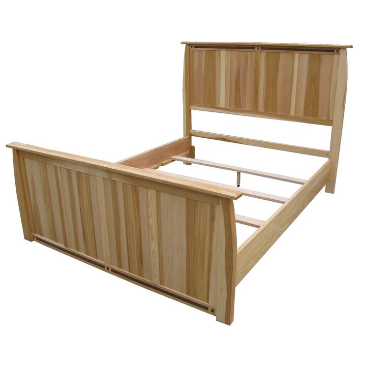 Belen Kox Natural Queen Panel Bed, Belen Kox