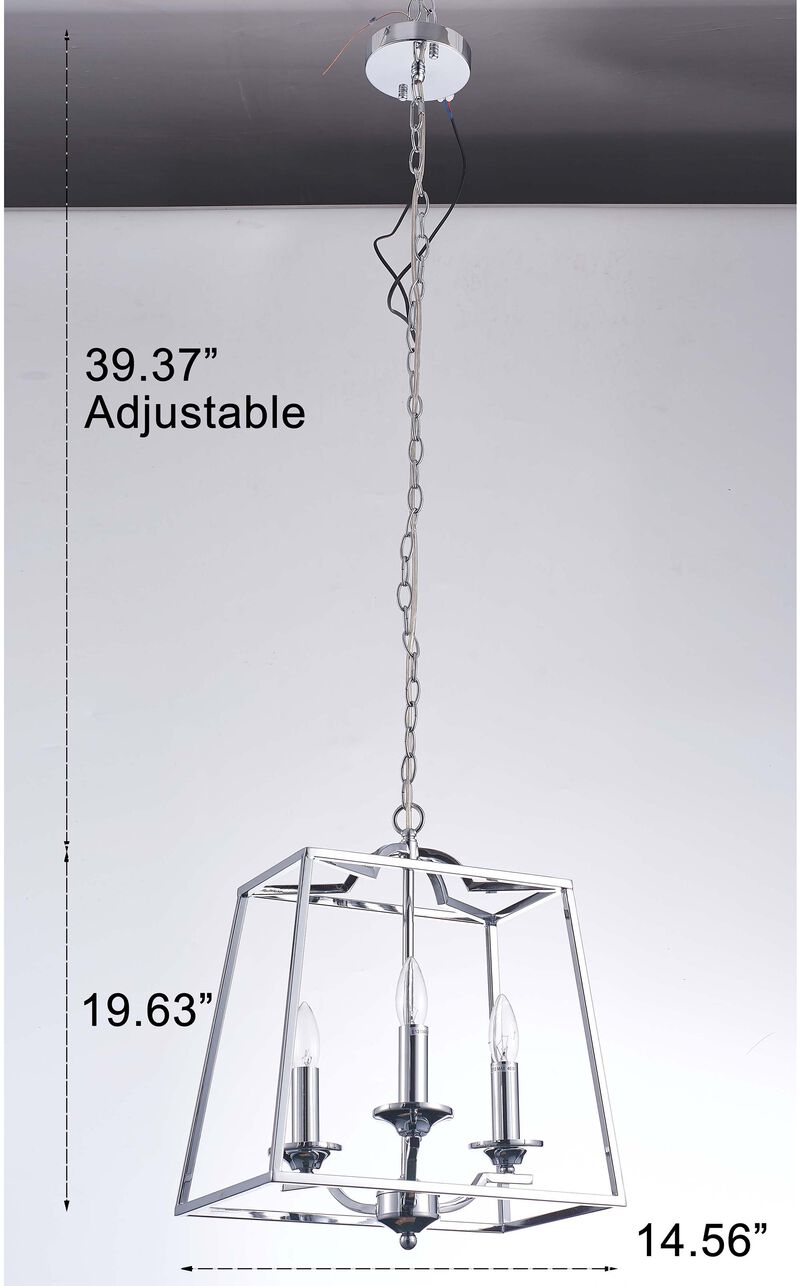 Pasargad Home Lionnel Collection Metal & Glass Chandelier Lights