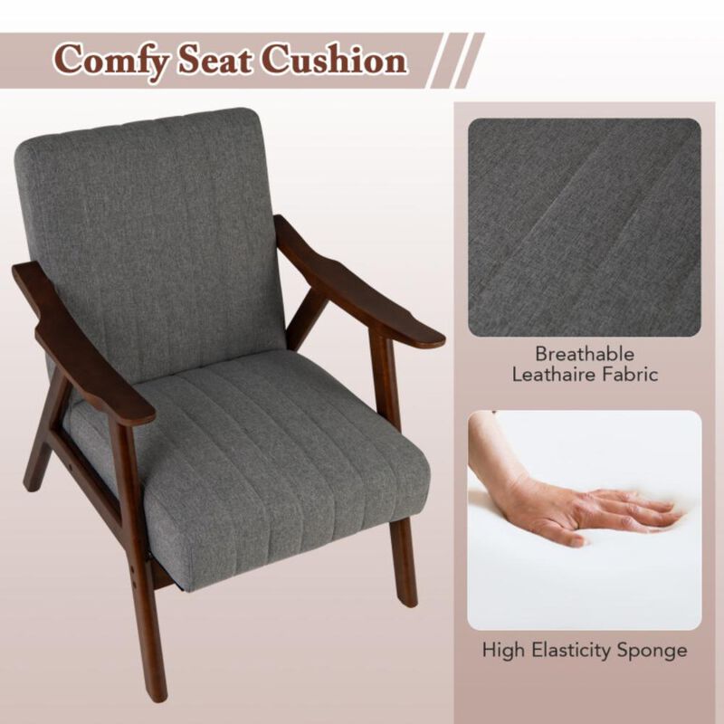 Hivvago Modern Accent Chair Leisure Armchair with Felt Pads