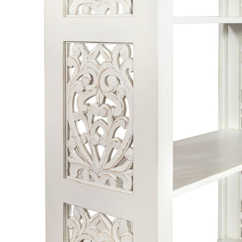 Starlight Canyon Home Tall Narrow Bookshelf – Elegant 5 Tier Skinny Bookcase Design