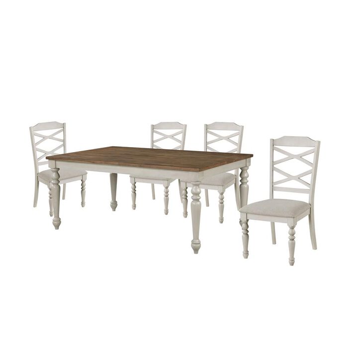 New Classic Furniture Jennifer Dining Table + 4 Chairs