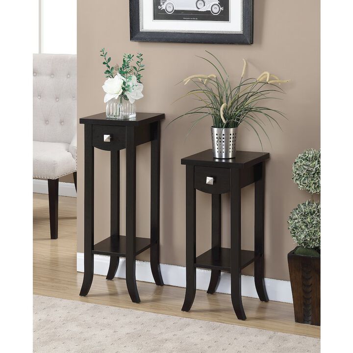 Convience Concept, Inc. Newport Prism Tall 2 Tier Plant Stand