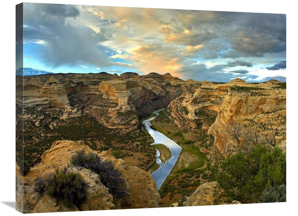 Yampa River, Dinosaur National Monument, Colorado-Canvas Art-32x24
