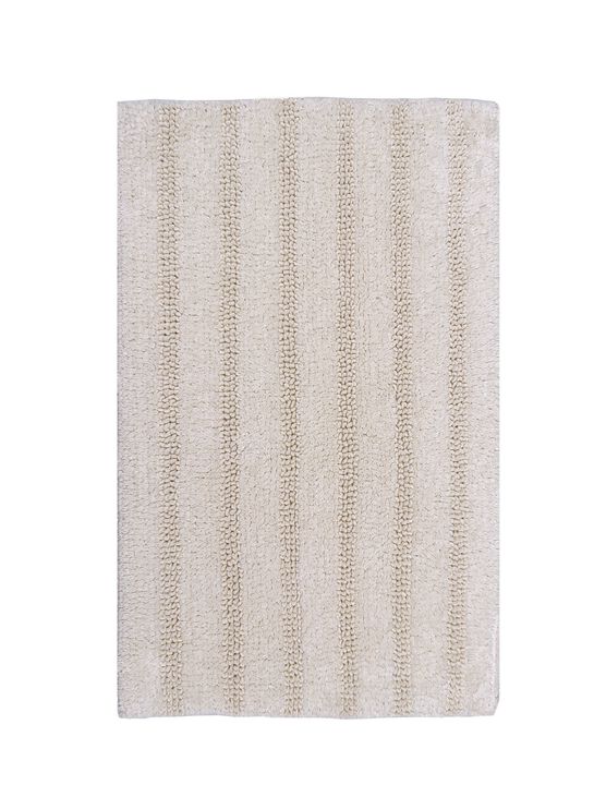 Knightsbridge Linear 220 GSF Reversible Bath Rug 21 x 34 - Aqua