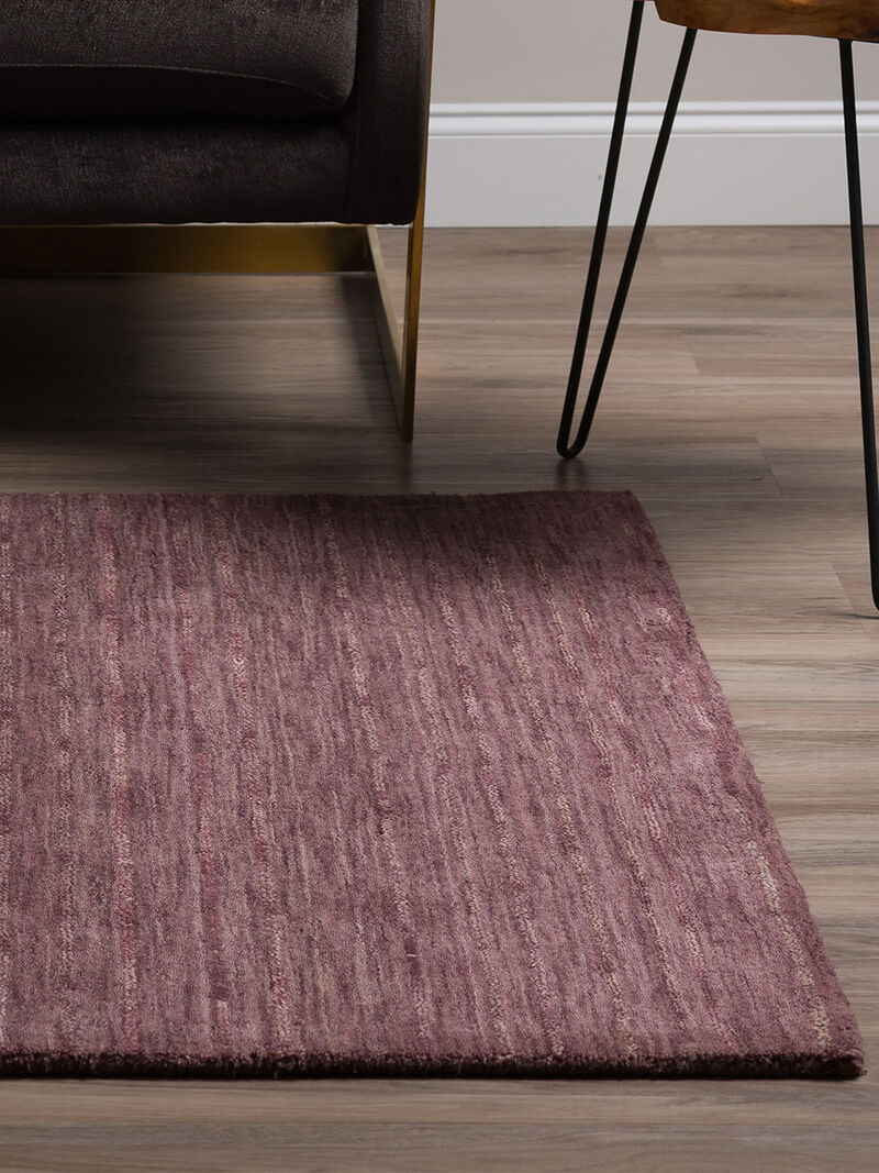Rafia RF100 Plum 3'6" x 5'6" Rug