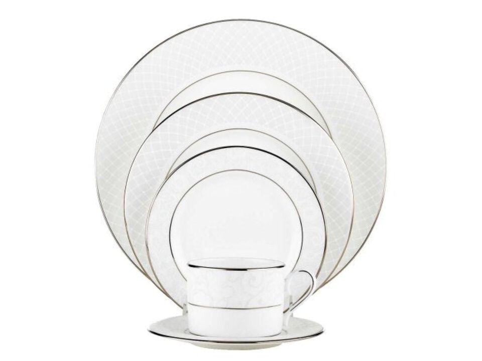 Lenox Venetian Lace 5 Piece Place Setting, 5-Piece Place Setting, Lenox Venetian Lace Fine Dinnerware