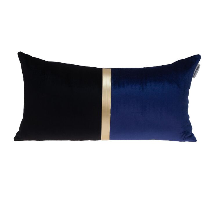 24" Multicolored Transitional Velvet Throw Pillow
