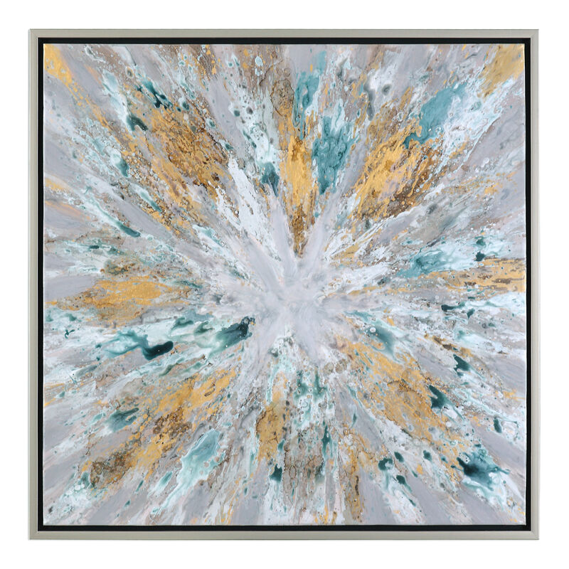 Exploding Star Modern Abstract Art