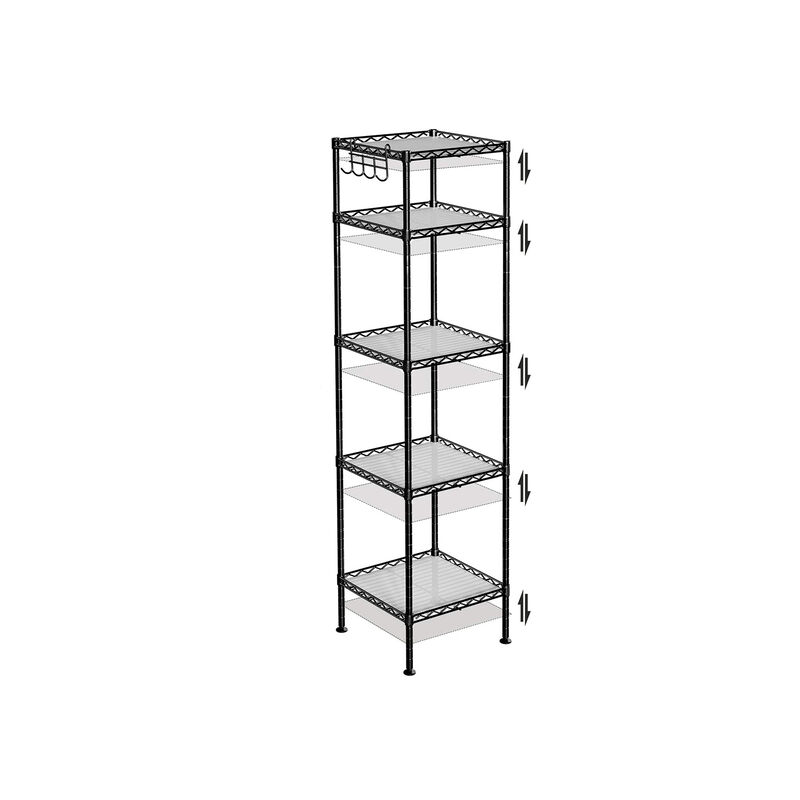 Space-Saving Bathroom Shelf – Ideal Storage Rack for Small Spaces