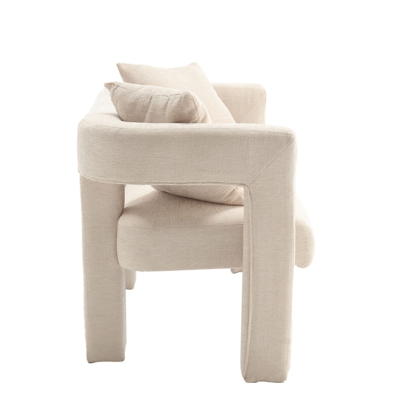Merax Modern Chenille Loveseat Sofa