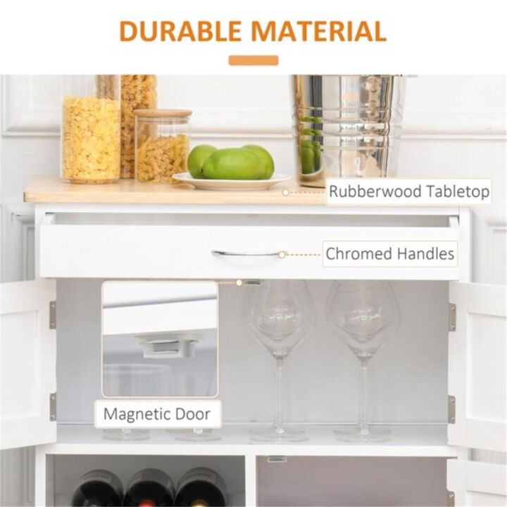 Kitchen Sideboard Storage Cabinet Versatile Coffee Bar & Buffet Cabinet for Dining Room or Kitchen