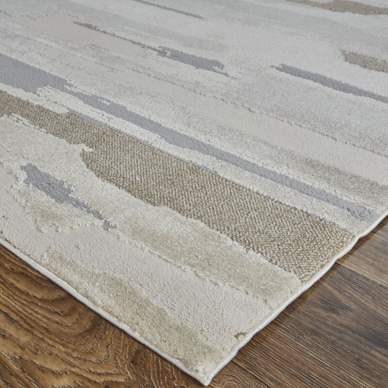 Vancouver 39FEF Ivory/Tan/Brown 4' x 6' Rug