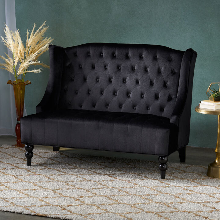 Merax Modern Velvet Loveseat Sofa